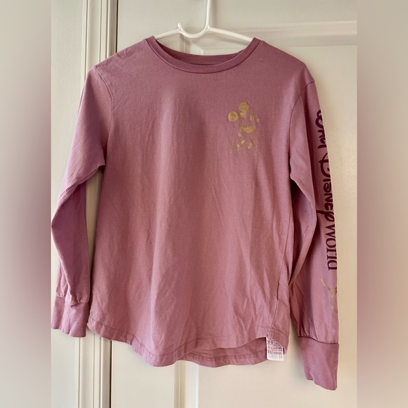 Walt Disney World 50th Anniversary EARidescent Pink Long Sleeve T-Shirt XS - Picture 3 of 6